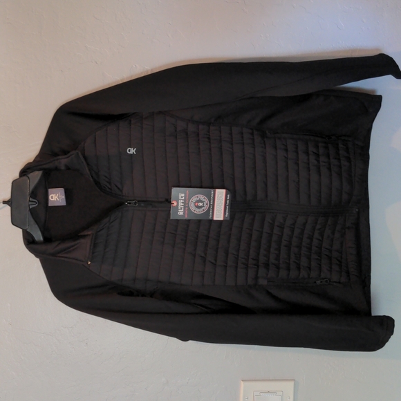 Little Donkey Andy Herren Steppweste - Isolierte Outdoor Weste Schwarz